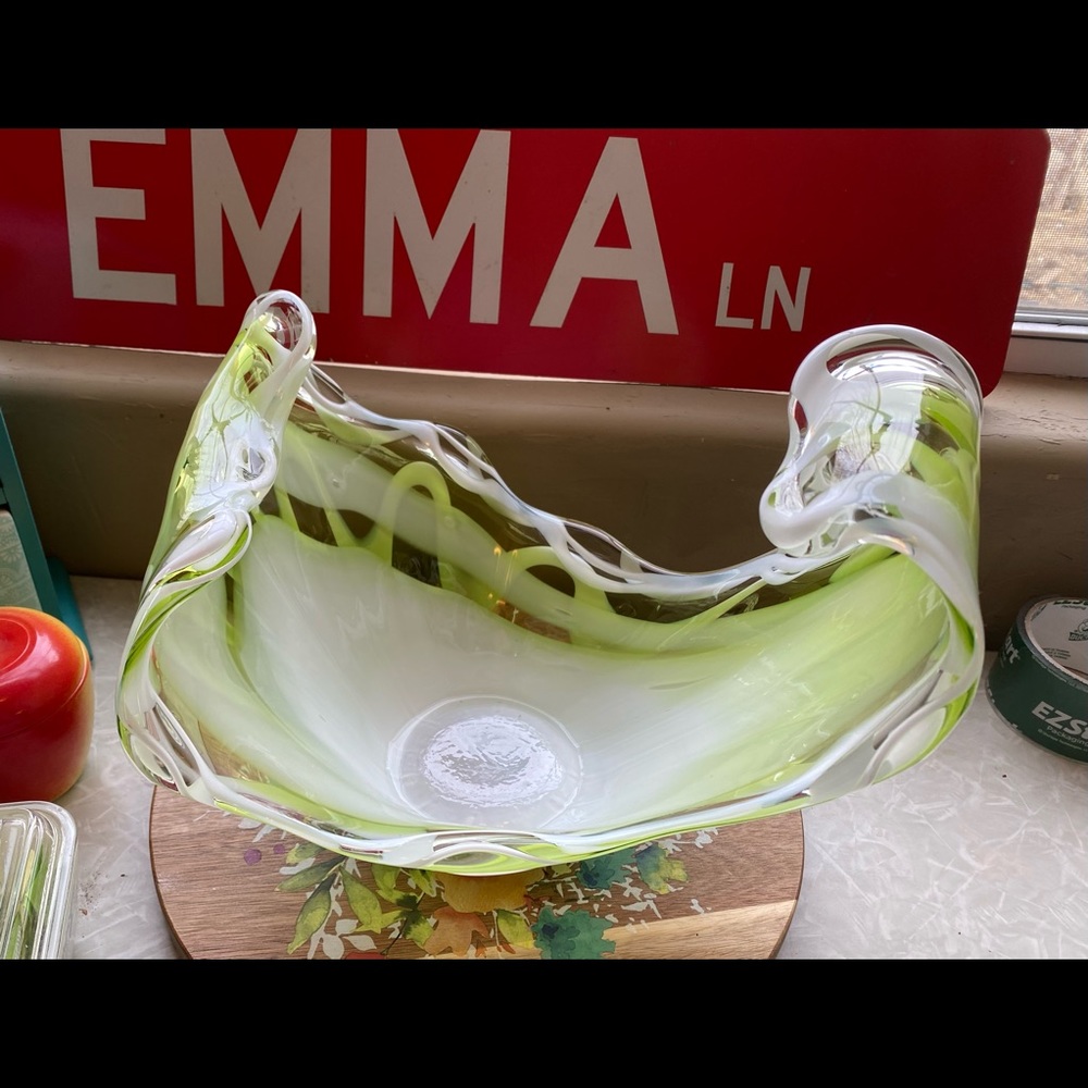 Beautiful glass bowl